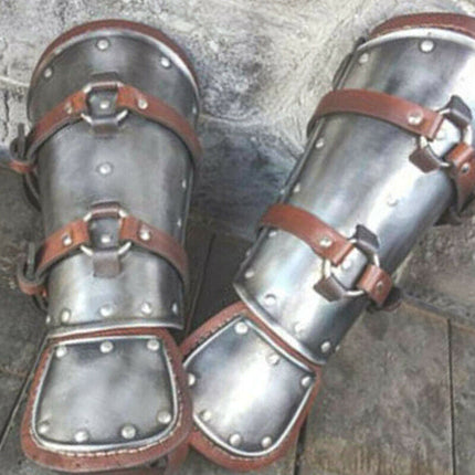 Retro Color Matching Rivet Belt Buckle Hand Guard Wrist Cosplay Dress Up Costumes