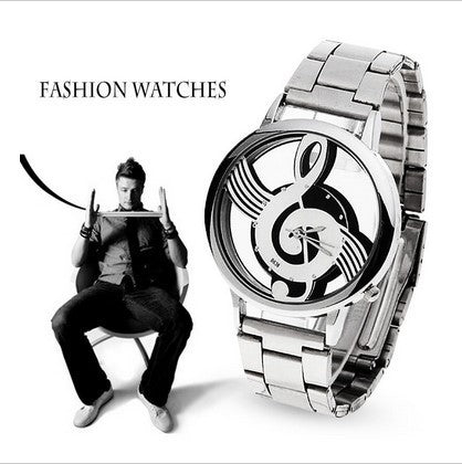 Korean Style Personality Hollow Out Music Watch