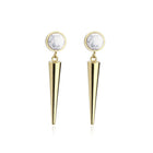 Elegant Stainless Steel Vintage Earrings Geometric