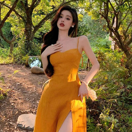 French Suspender Dress For Women In Summer