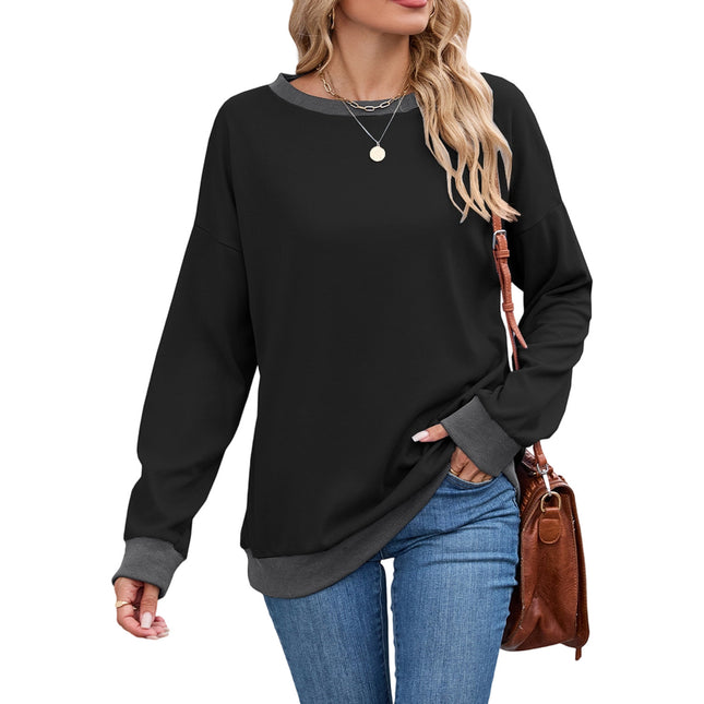 European And American Round Neck Loose Top