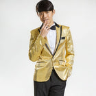 Stage Performance Shows Men's Suits With Sequins