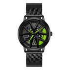 Black And Green Mesh Belt