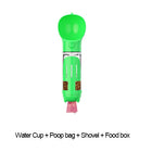 300 500ml Portable Multifunction Dog Water Bottle Food Feeder For Big Dogs 3 In 1 Poop Dispenser Puppy Pet Travel Drinking Bowls