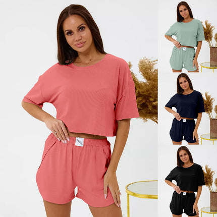 Pajamas Comfortable Sexy Shorts Home Wear Suit Can Be Worn Outside Cross-border