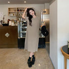 Plus Size Short Sleeve Casual Dress Women