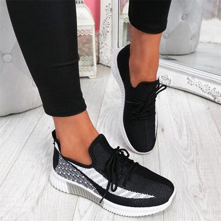 Sneakers flying shoes women's single shoes