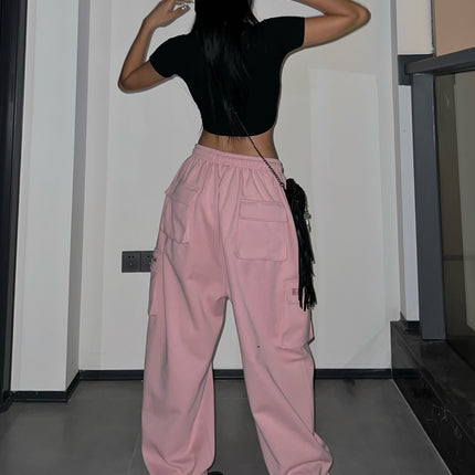 Women Loose Jazz Hiphop Trousers For Casual Sportswear