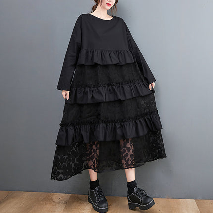 Plus Size Dress Pattern Mesh