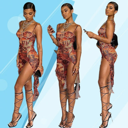Strapless Fashion Sexy Fashion Sexy Tight Dress