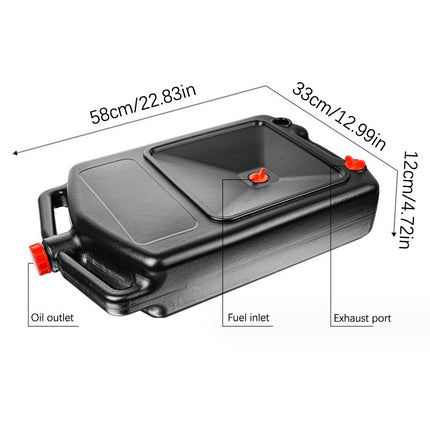 Plastic PE Oil Basin Car Repair And Maintenance Tools