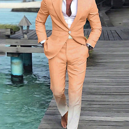 Fashion Suit Loose Temperament Suit Jacket For Men