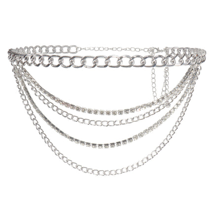 Summer Jewelry Hot Pants Chain Multilayer Chain Gold Fashion Jeans Hip Hop Punk Street Shooting Accessories Waist Chain Women