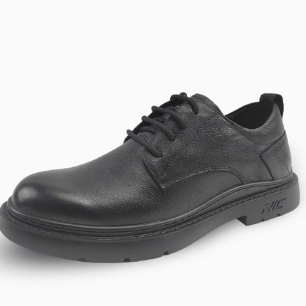 Low-top Trendy Leather Shoes Men's Thickened Non-slip