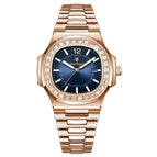 Rose Gold Blue Surface