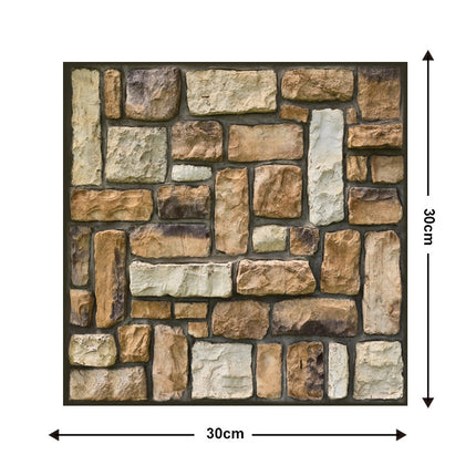 Self-adhesive Wallpaper Masonry Rock Texture 3d Wallpaper