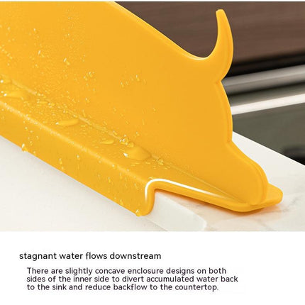 Sausage Dog Kitchen Splash-proof Water Water Stop Sheet Suction Cup