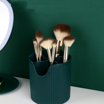 Dustproof Skin Care Products Dresser Table Storage Box Set Makeup Brush Storage Box