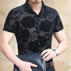 Short Sleeve YCF31 Peony Black