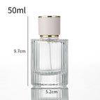 Vertical Stripe Perfume Bottle / 50ml / Glass