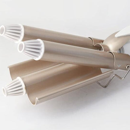 three rod hair curling iron