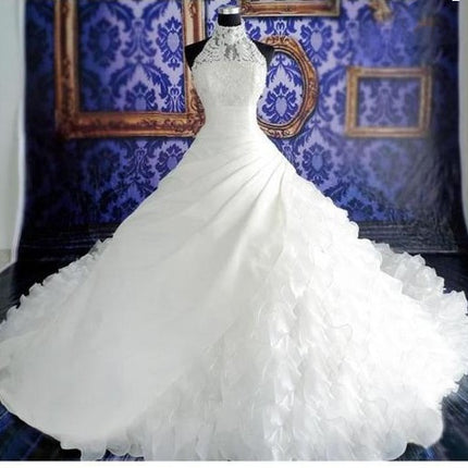 Wedding Dress High-end Dress With Big Tail