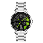 Steel Belt Silver Green
