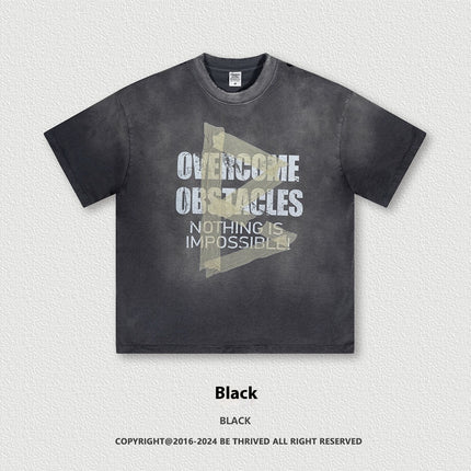 Loose Washed T-shirt For Men