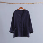 Traditional chinese blouse shirt tops for women