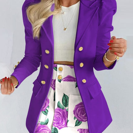 Fashion Solid Color Casual Suits Women's