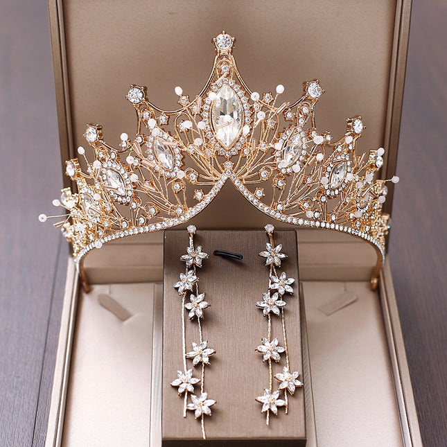 Crown Bride Leader Wedding Dress Headwear Luxury