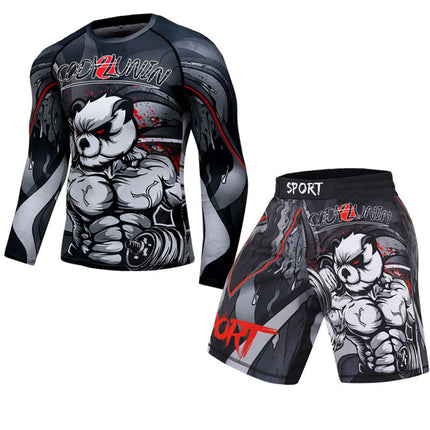 Men's Boxing  Fitness Compression Sportswear