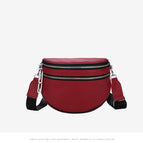 Red double zipper