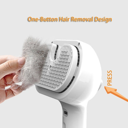 Pet Comb Self Cleaning Pets Brush For Dogs Grooming Tools Dematting Comb Built-in Mist Humidifier Pet Products