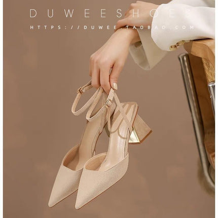 French Style Closed Toe Sandals For Women