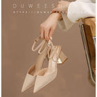 French Style Closed Toe Sandals For Women