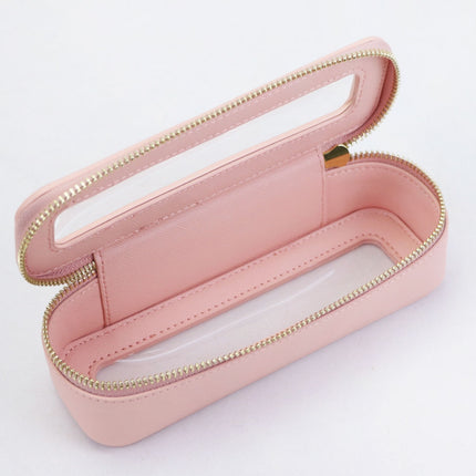 New Travel Portable Leather Large-capacity Cosmetic Brush Skin Care Products Storage Bag
