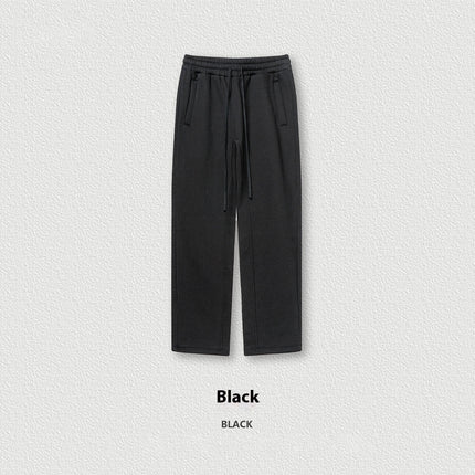 Solid Color Loose Track Pants Velvet Thickened Casual Pants