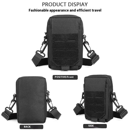 Men's Korean-style Waterproof Oxford Cloth Tactical Satchel