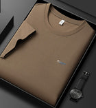 5A Antibacterial ICE Cotton Skin-friendly Breathable Round Neck T-shirt