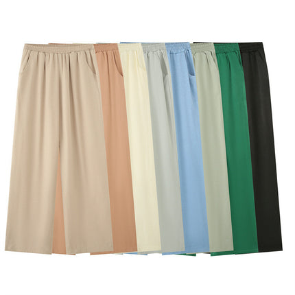 Long Sleeve Shirt Loose Wide Leg Pants Casual Two-piece Suit