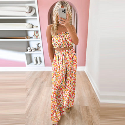 Women's Bohemian Style Printed Casual Suit