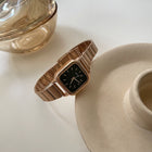Women's Silver Bamboo Strap Watch