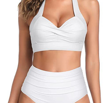 Split Bow Bikini Seaside Vacation Swimwear