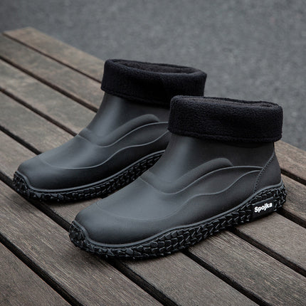 Fashion Korean Style Internet Celebrity Leisure Slip On Rubber Shoes
