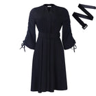 Temperament Plus Size Pleated Dress