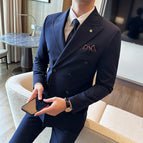 Navy Blue Suit Suit Trousers