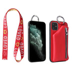 Red with lanyard