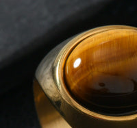 Stainless Steel Ring Casting Oval Natural