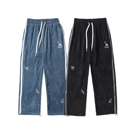 Loose Corduroy Sweatpants Men's Casual